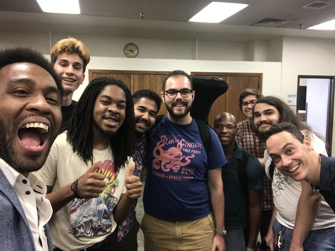 Foundation workshop with students