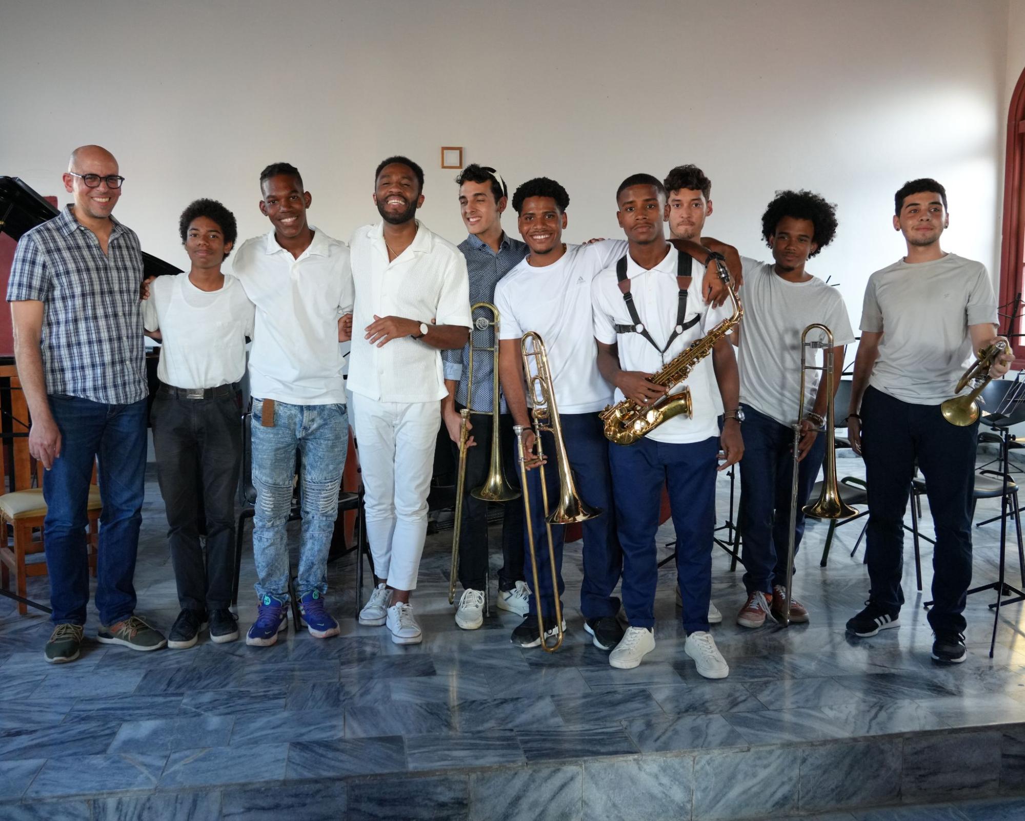 Advanced masterclass with brass section